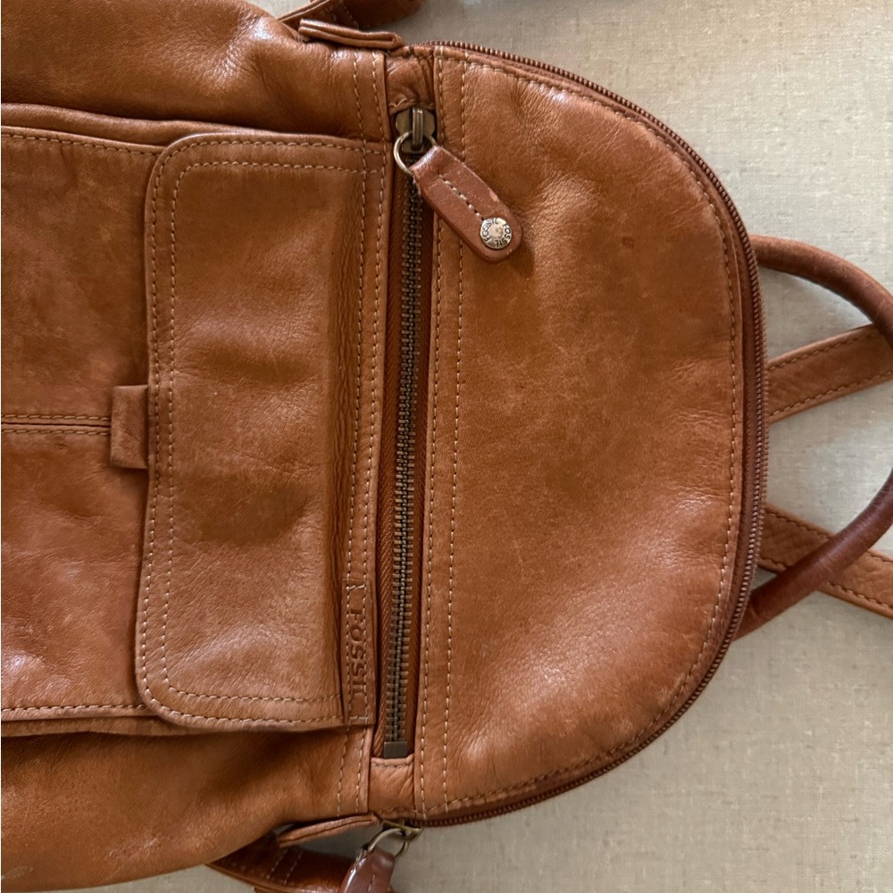 Fossil mini leather backpack - image 5